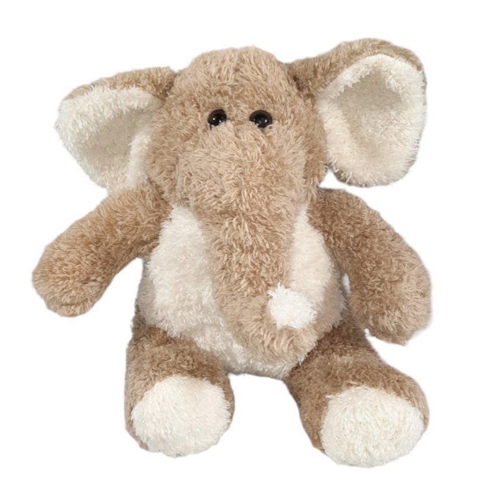 2017 Dan Dee Brown Terry Cloth Elephant Plush Stuffed Animal Toy 11"